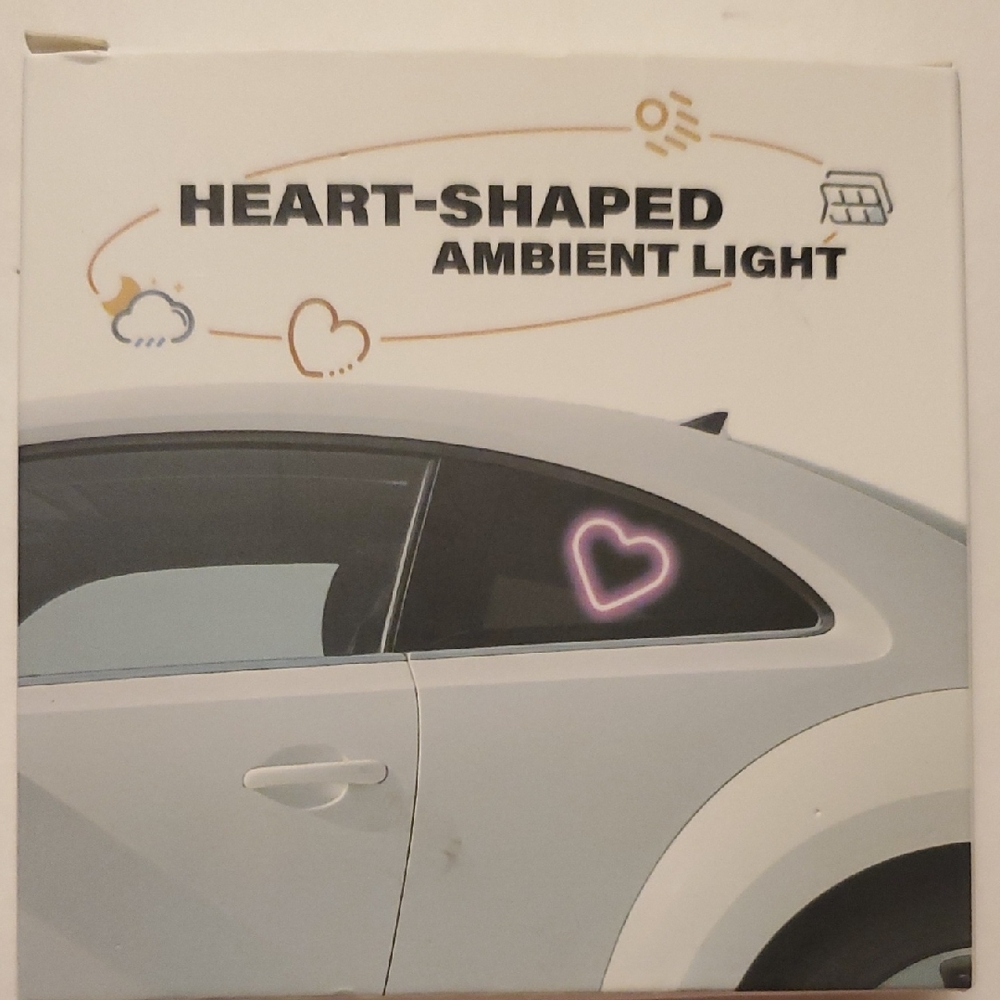 Heart Shaped Ambient Light Everyday Or VALENTINE'S Day New